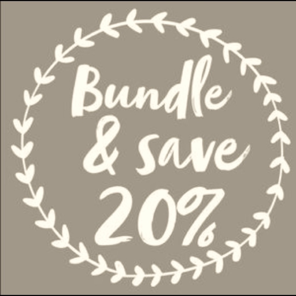 Buy two or more items and save 20%!! 🤑